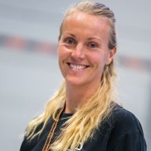 Mette Sjøberg - underviser på håndboldlinjen på Vejle Idrætsefterskole